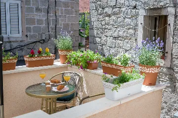 Split Studio for 2 Guests with Private Terrace