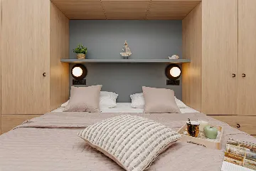 Split 1-Bedroom Apartment for 3 Guests