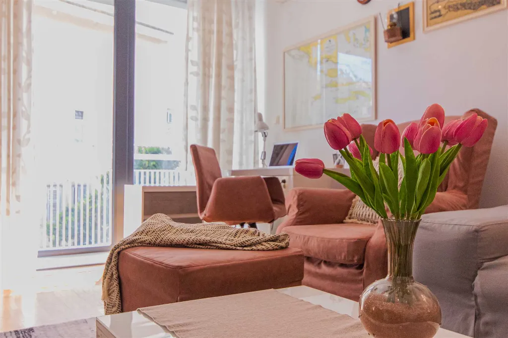 Split Apartment for Up to 5 with Balcony