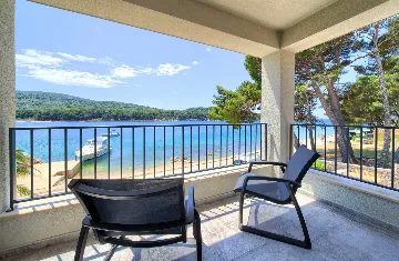 Deluxe Suite Room with Side Sea View in Cres