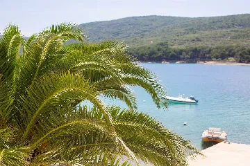 Double Room in Cres with Side Sea View