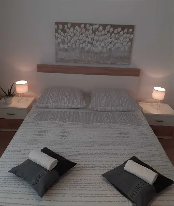 Sea-Front Room with Shared Terrace in Vodice