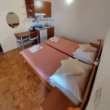 Vodice Studio Apartment with Balcony for 2 Guests