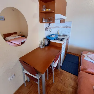 Vodice Studio Apartment with Balcony for 2 Guests