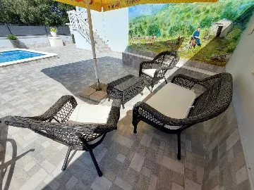 Primošten Burnji Holiday House for Up to 8 Guests