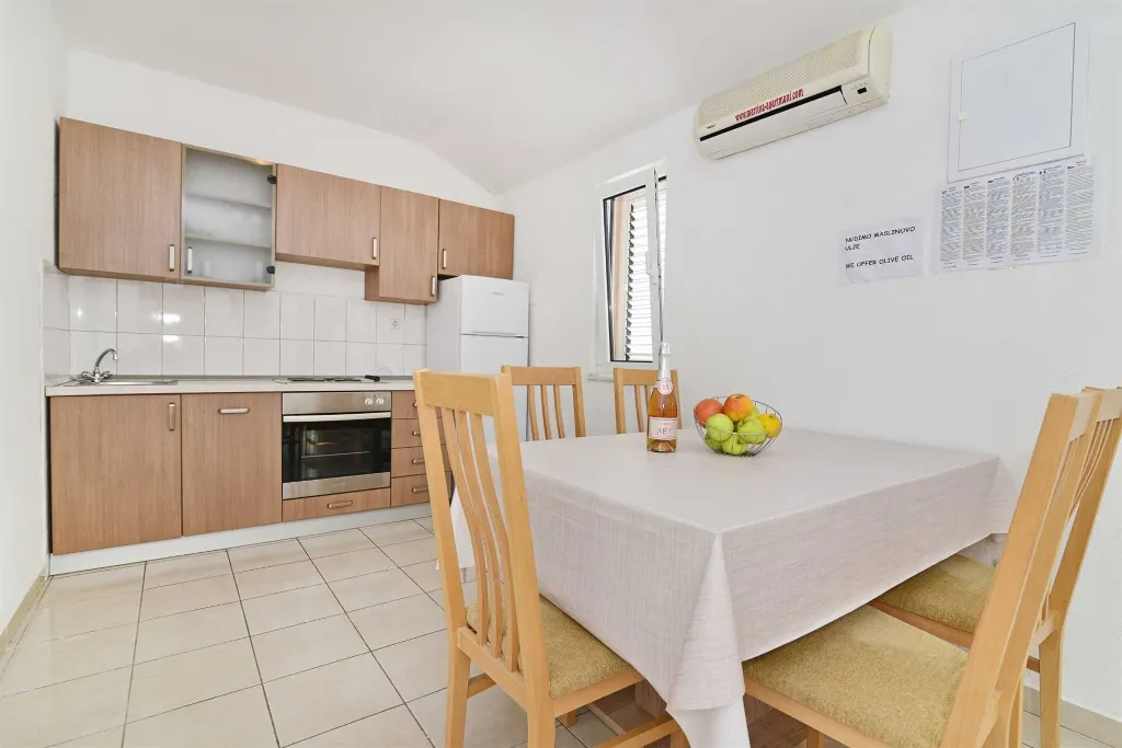 Vodice Apartment for 4-5 Guests Near Pebble Beach