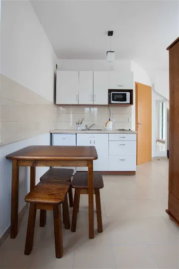 Vodice Apartment for 3 Guests near Pebble Beach
