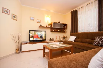 Baška Apartment for 6 Guests with Terrace & BBQ