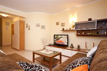 Baška Apartment for 6 Guests with Terrace & BBQ