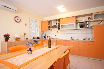 Baška Apartment for 6 Guests with Terrace & BBQ