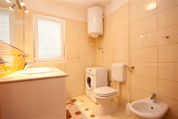 Baška Apartment for 6 Guests with Terrace & BBQ