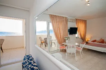 Studio in Baška with Sea-View Terrace