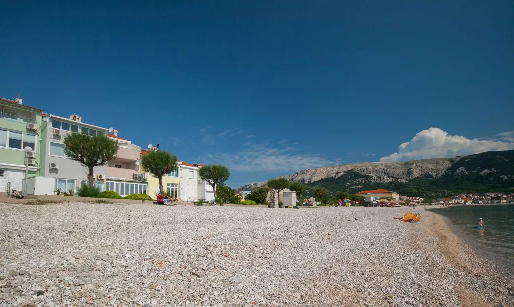 Studio in Baška with Sea-View Terrace