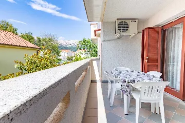 Baška Apartment with Balcony and Parking