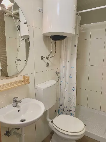 Studio Apartment in Baška with Terrace & Sea View