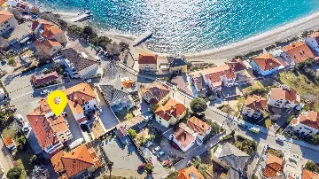 Studio Apartment in Baška with Terrace & Sea View