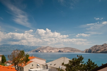 Studio Apartment in Baška with Terrace & Sea View
