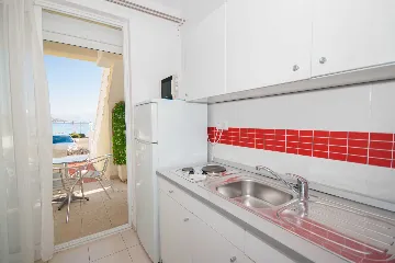Sea-Front Apartment for 2 in Baška, Croatia