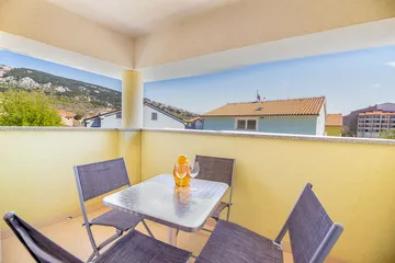 1-Bedroom Apartment in Baška for Up to 4 Guests