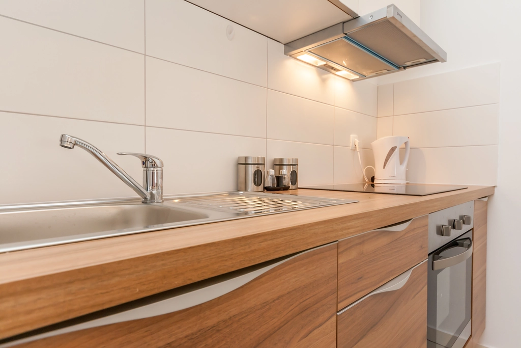 Apartment in Baška with Balcony and Parking