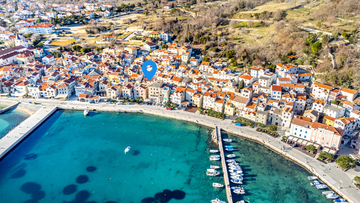 Studio for 2 Guests in Baška, Croatia