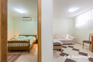 Souterrain Apartment in Baška for Up to 4