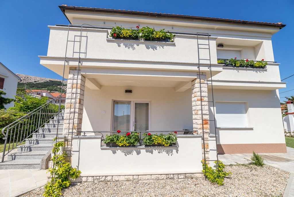 Room for 2 Guests in Baška with Air Conditioning