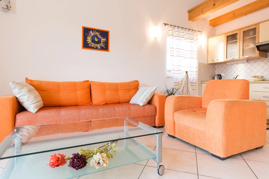 2-Bedroom Apartment in Baška for Up to 6