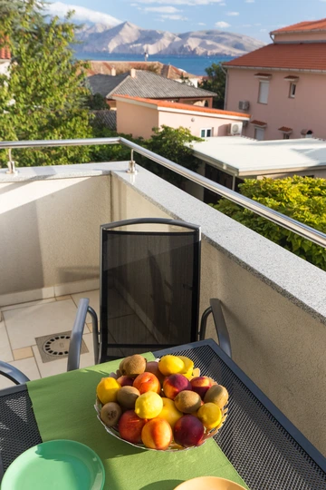 Studio in Baška with Balcony and Sea View