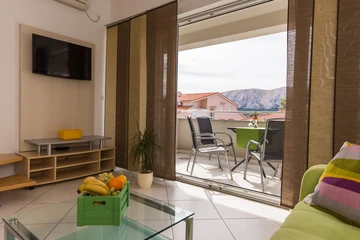 Studio in Baška with Balcony and Sea View
