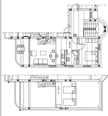 Baška Studio Apartment with Sea-View Balcony & Parking