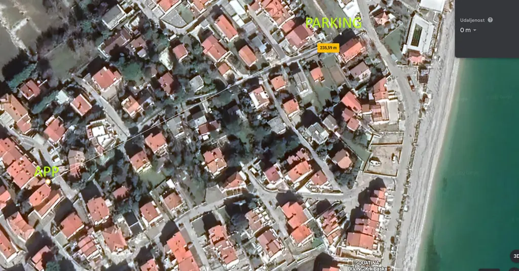 Sea View Apartment with Terrace in Baška