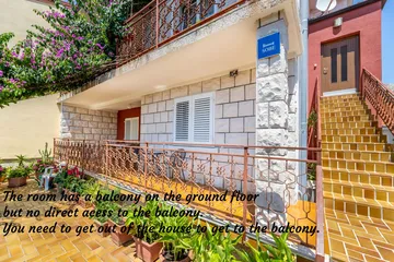 Baška Room with Air Conditioning and Parking for 2