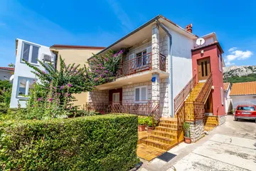 Room in Baška for 2 Guests with Open Porch