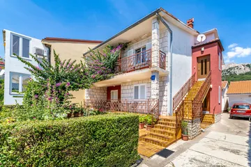 Room in Baška for 2 Guests with Open Porch