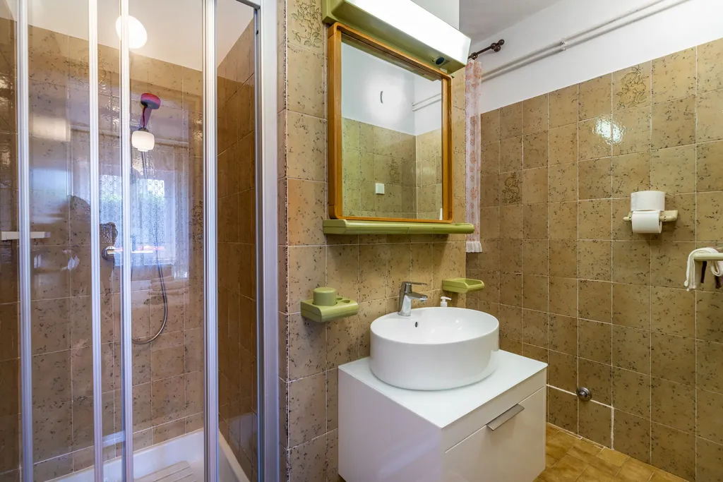 Double Room in Baška with Air Conditioning and Parking