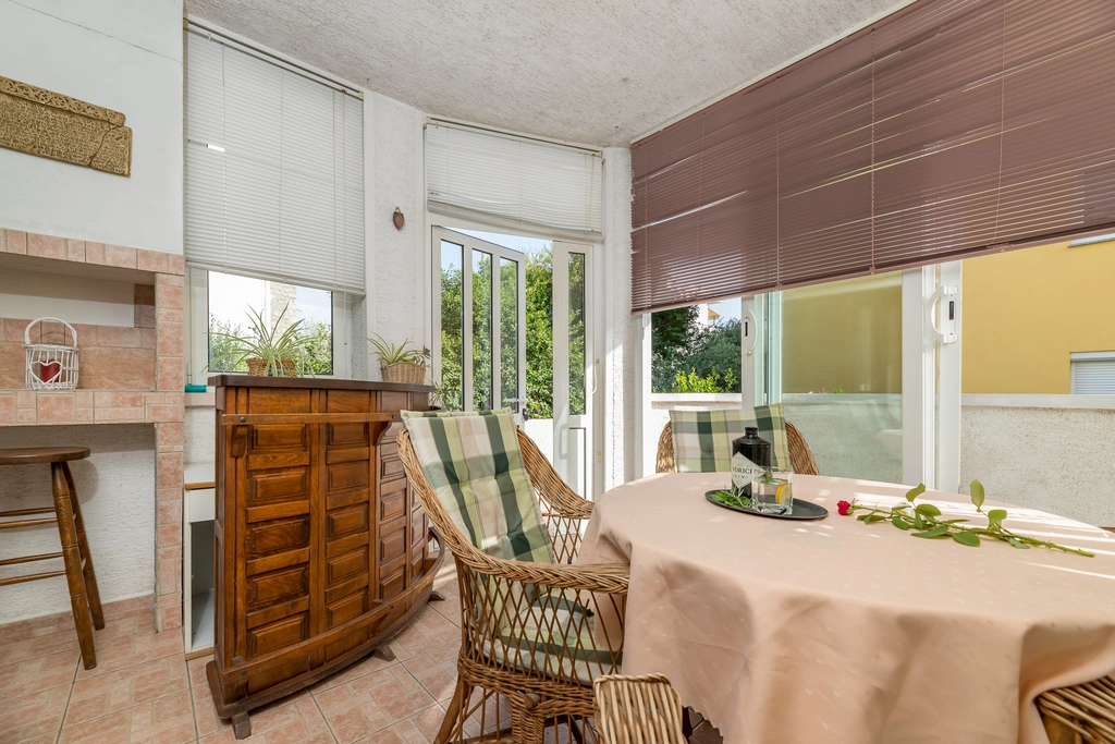 Baška Apartment with Covered Terrace and Parking