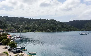 Polače Studio Apartment with Balcony and Sea View
