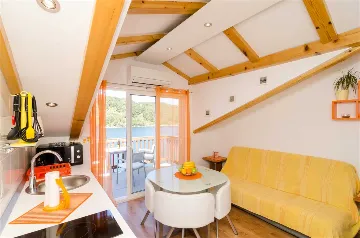 Apartment in Mljet with Balcony and Sea View