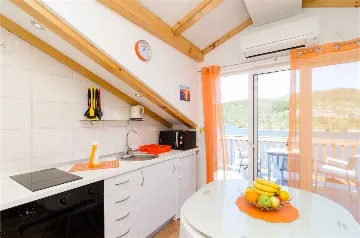 Apartment in Mljet with Balcony and Sea View