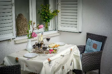 Twin Room in Mljet with Private Bathroom