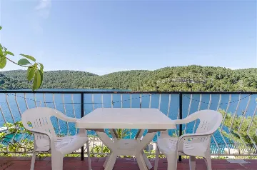 Apartment in Mljet (Polače) with Balcony & Sea View