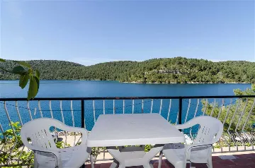 Apartment in Mljet (Polače) with Balcony & Sea View