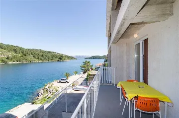 Two-Bedroom Apartment on Mljet with Sea View Terrace