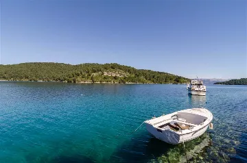 Two-Bedroom Apartment on Mljet with Sea View Terrace