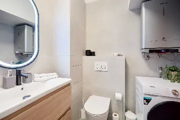 Dubrovnik 1-Bedroom Apartment with Sea View for 3