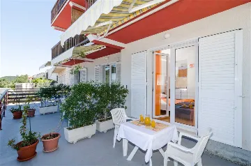 Studio in Mljet with Terrace and Sea View