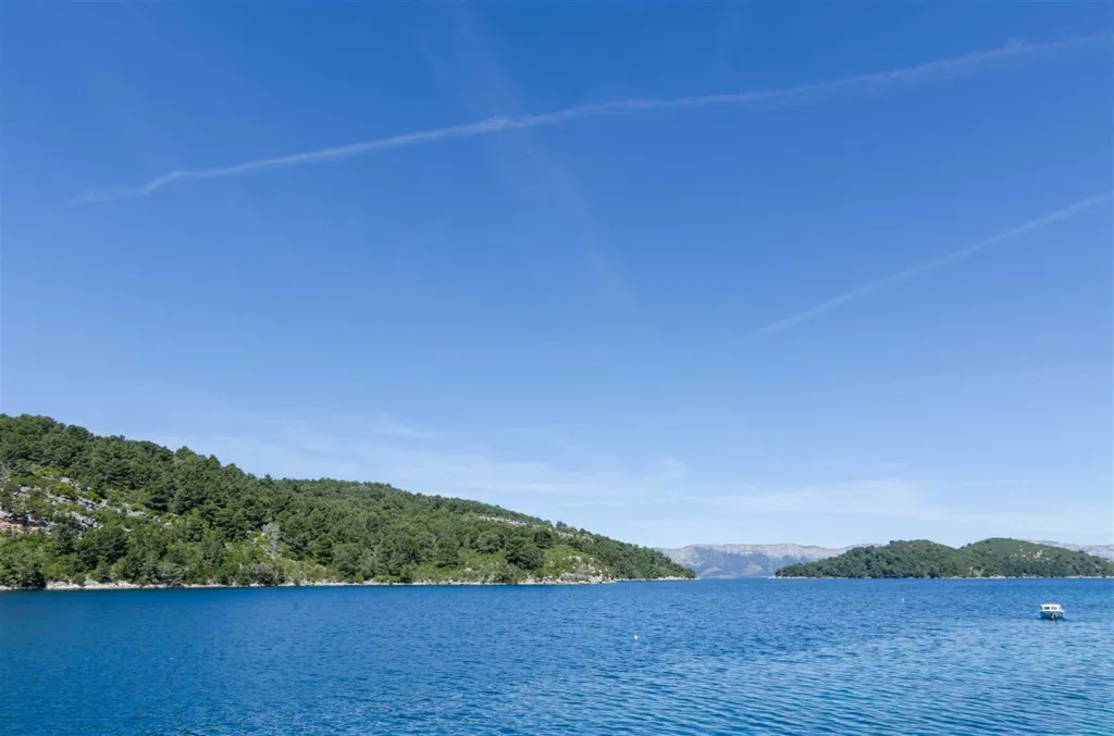 Studio in Mljet with Terrace and Sea View