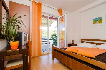 Studio in Mljet with Terrace and Sea View