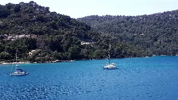 Apartment for 2 Guests with Sea View in Polače